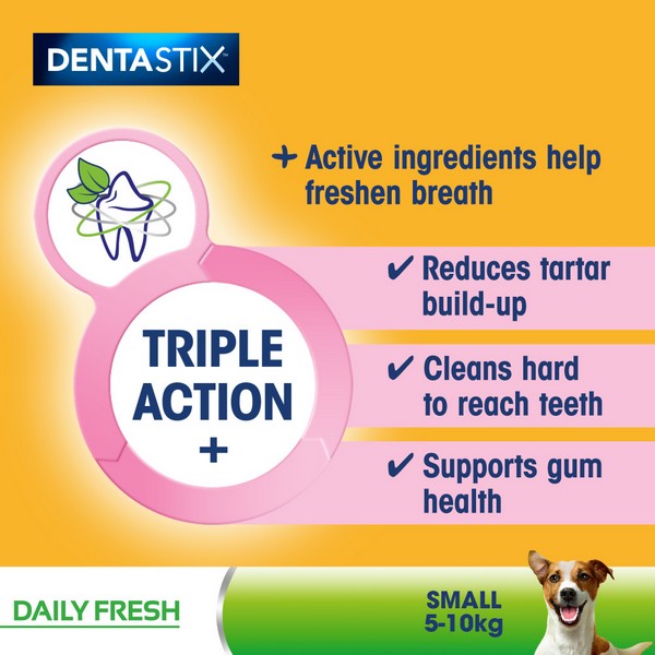 Pedigree Dentastix Fresh Daily Dental Chews Small Dog 7 Stick