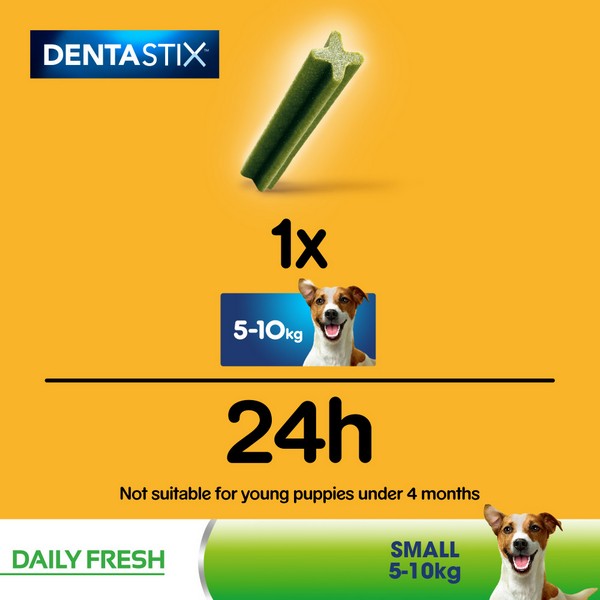 Pedigree Dentastix Fresh Daily Dental Chews Small Dog 7 Stick