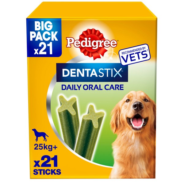 Pedigree Dentastix Fresh Daily Dental Chews Large Dog 21 Sticks