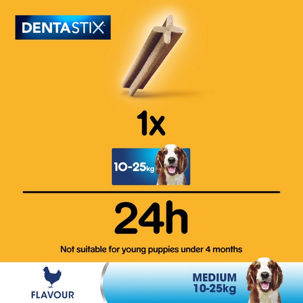 Pedigree DentaStix Daily Dental Chews Medium Dog 5 Sticks