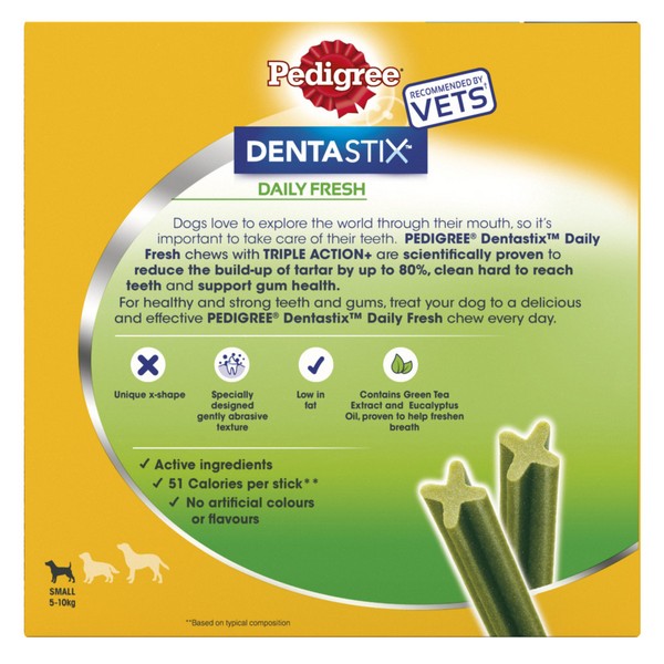 Pedigree DentaStix Daily Dental Chews Small Dog 35 Sticks