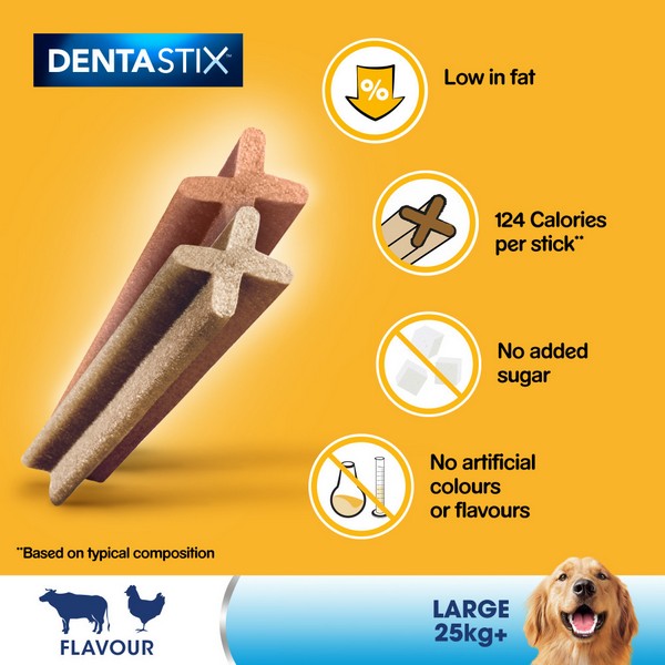 Pedigree DentaStix Daily Dental Chews Large Dog 21 Sticks