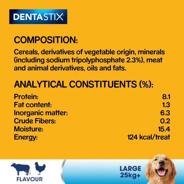 Pedigree DentaStix Daily Dental Chews Large Dog 21 Sticks