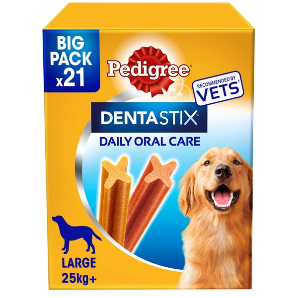 Pedigree DentaStix Daily Dental Chews Large Dog 21 Sticks