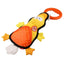 GiGwi Iron Grip Duck Plush Tug Toy with TPR Handle