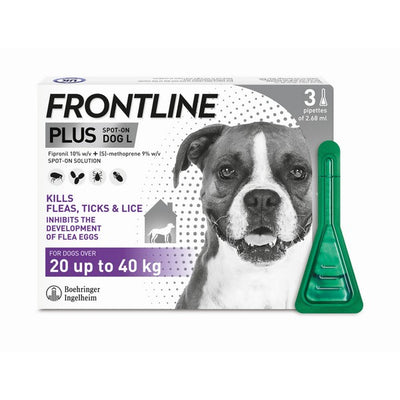 Frontline Plus L dog x 3