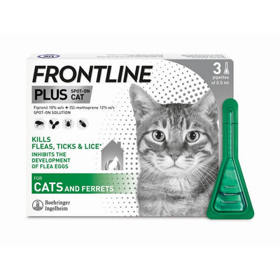 Frontline Plus Cat x 3