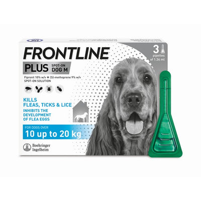 Frontline Plus M Dog x 3