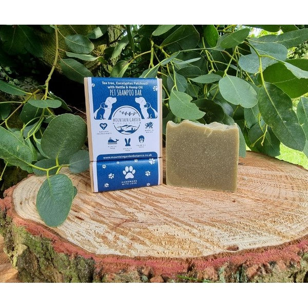 Mountain Garden Botanics Pet Shampoo Bar Tea tree, Eucalyptus and Patchouli