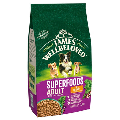 Wellbeloved Superfoods Adult Turkey with Kale and Quinoa 1.5kg