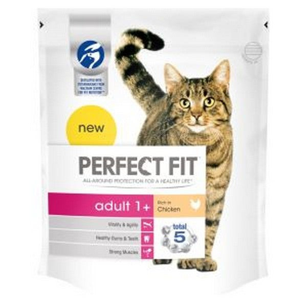 Perfect Fit Cat Complete Dry Adult 1+ Chicken 750g