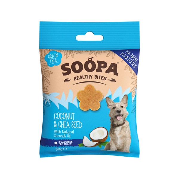 Soopa Coconut & Chia Seed Healthy Bites 50g