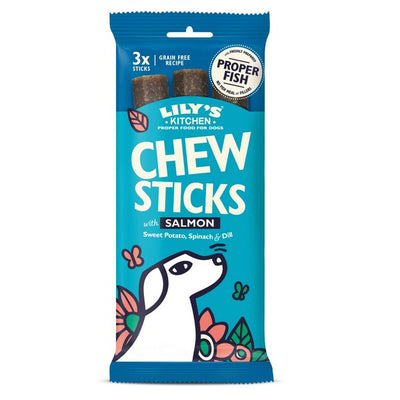 Lilys Kitchen Dog Chew Sticks with Salmon 120g