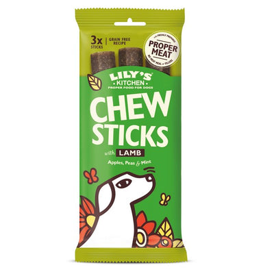 Lilys Kitchen Dog Chew Sticks with Lamb 120g