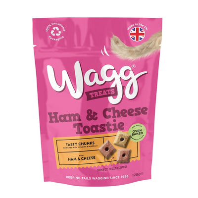 Wagg Ham with Cheese Toastie Grain Free Treats 125g