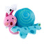 GiGwi Catnip Snail with LED Light Blue/Pink