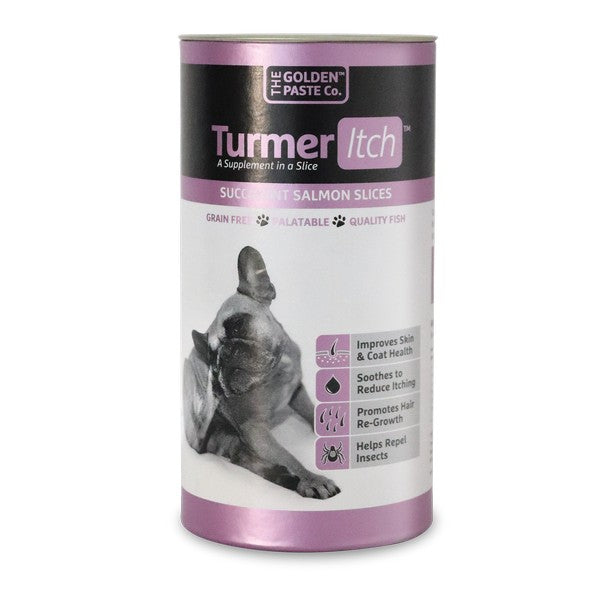 Golden Paste Co. TurmerItch Salmon Slices for Dogs 275g