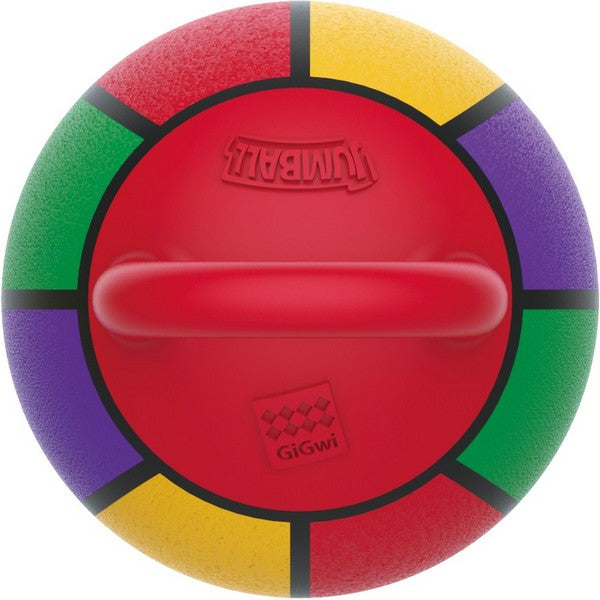 GiGwi Rubber Jumball Basketball With Handle Multi Small