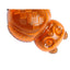 GiGwi Push to Mute Transparent Owl Blue/orange