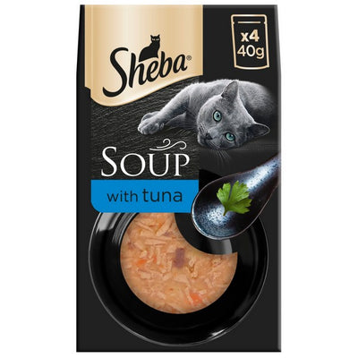 Sheba Classics Soup Cat Pouches with Tuna Fillets 4x40g