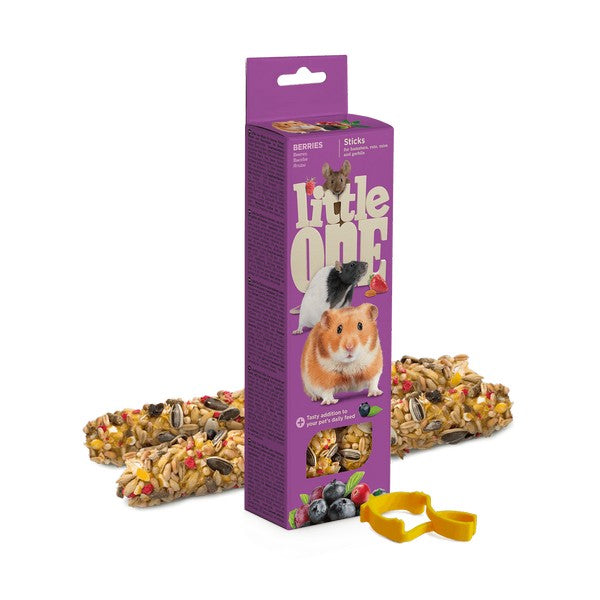 Little One Sticks For Hamsters, Rats, Mice And Gerbils With Berries 2x60G