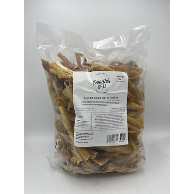 Doodles Deli Air Dried Goat Skin White 1kg