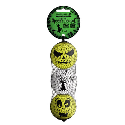 Sportspet High Bounce (60mm) Halloween GLOW 3 Pack