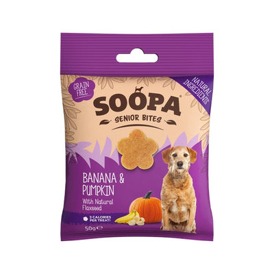 Soopa Senior Healthy Bites Banana, Pumpkin & Flaxseed