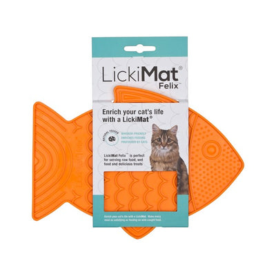 LickiMat Felix Orange Cat 22cm