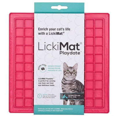 LickiMat Playdate Pink Cat 20cm