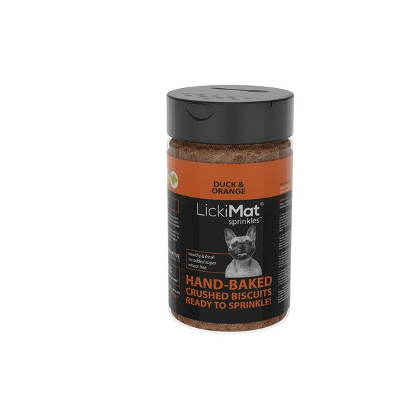 LickiMat Sprinkles Dog Duck and Orange 150g