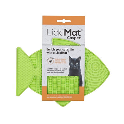 LickiMat Casper Green Cat 22cm