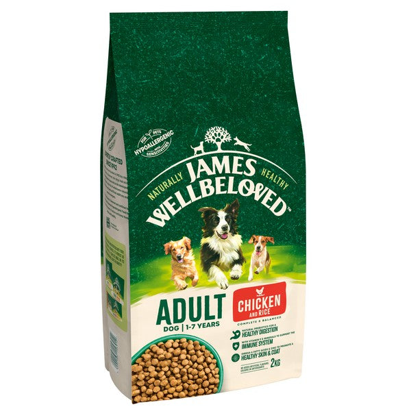 James Wellbeloved Dog Adult Chicken & Rice 2kg