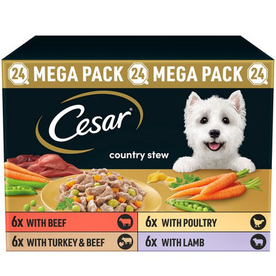 Cesar Country Stew with Chicken & Vegetable in Gravy 24x150g