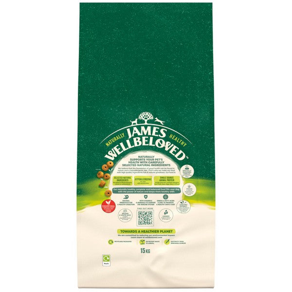 James Wellbeloved Large Breed Chicken & Rice 15kg