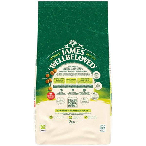 James Wellbeloved Dog Puppy Chicken & Rice 15kg