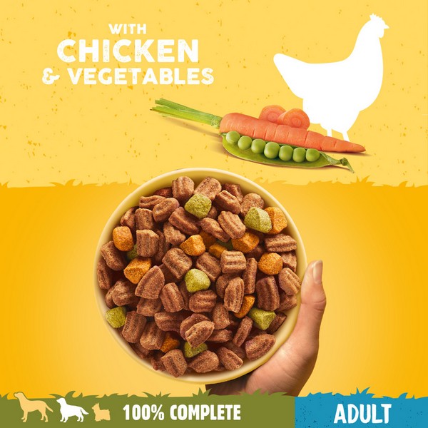 Pedigree Dog Complete Dry with Chicken and Vegetables 3kg