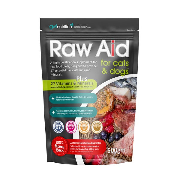 GWF Raw Aid for Cats and Dogs 500g