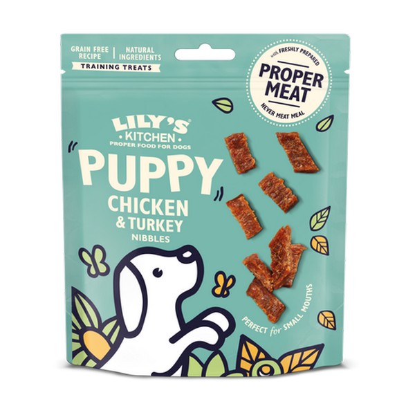 Lilys Kitchen Chicken and Turkey Nibbles for Puppies 70g