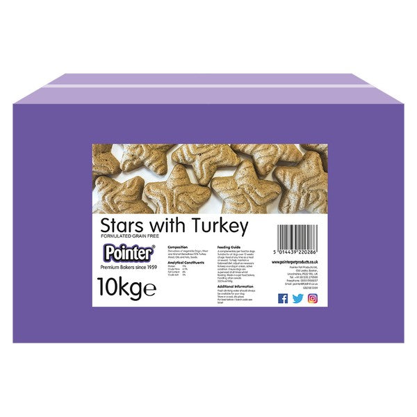 Pointer Grain Free Stars with Turkey 10Kg