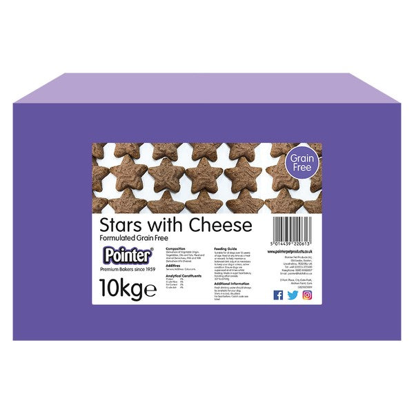 Pointer Grain Free Stars with Cheese 10Kg