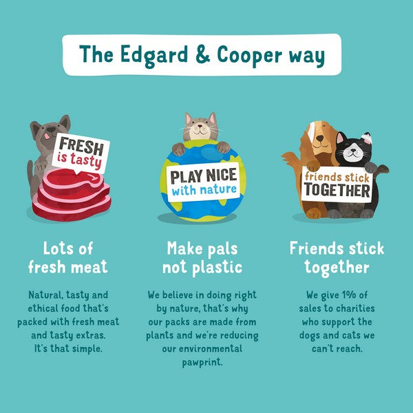 Edgard & Cooper Wet Cup for Puppies in Duck & Chicken 150g