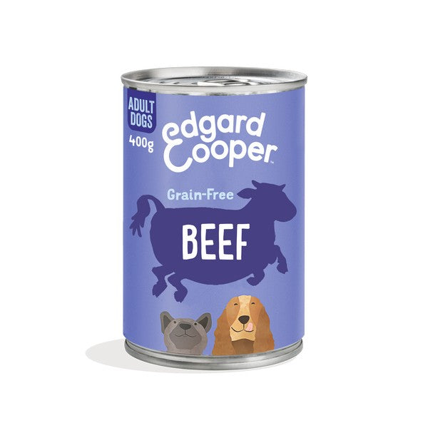 Edgard & Cooper Wet Tin for Dogs in Beef 400g