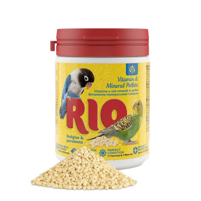 RIO Vitamin and Mineral Pellets for Budgies and Parakeets 120g