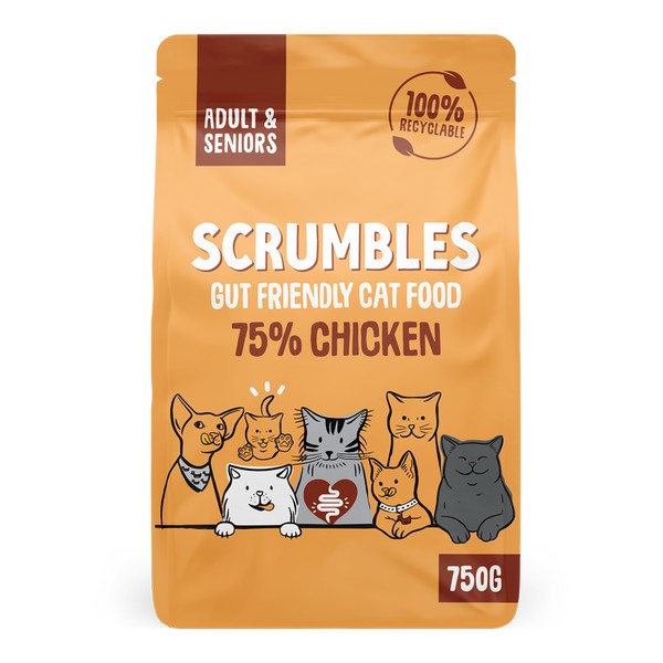 Scrumbles Dry Cat Food Adult - Multiple Flavours