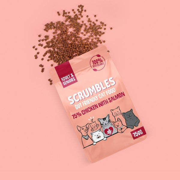 Scrumbles Dry Cat Food Adult - Multiple Flavours