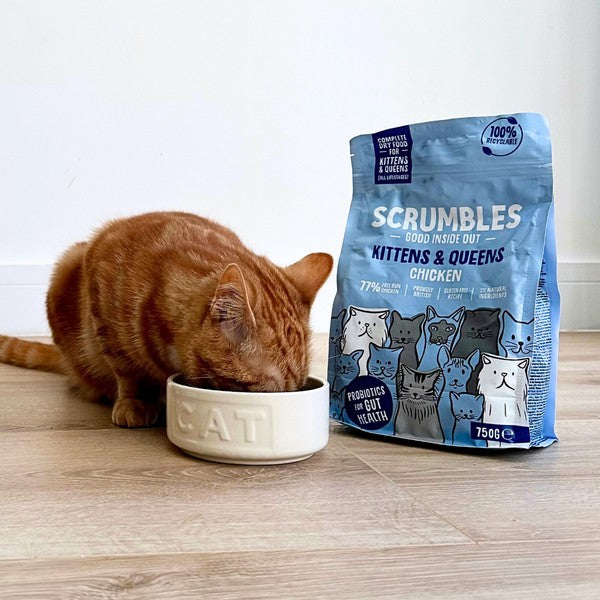 Scrumbles Dry Cat Food Kitten Chicken