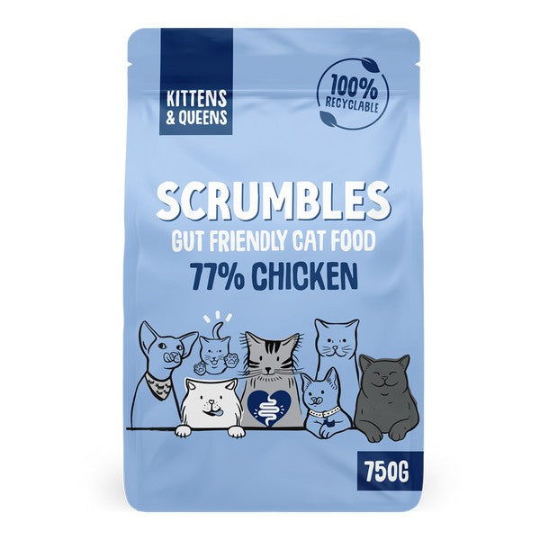 Scrumbles Dry Cat Food Kitten Chicken