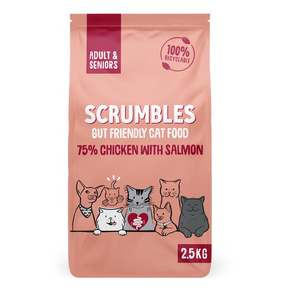 Scrumbles Dry Cat Food Adult - Multiple Flavours