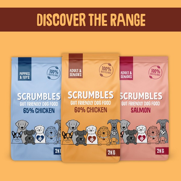 Scrumbles Dry Dog Food Adult Chicken 2kg